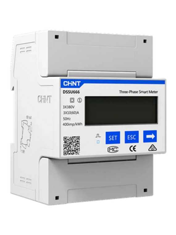 THREE Phase Smart meter DTSU666 + 3 CT 250A Hoymiles (CHINT)